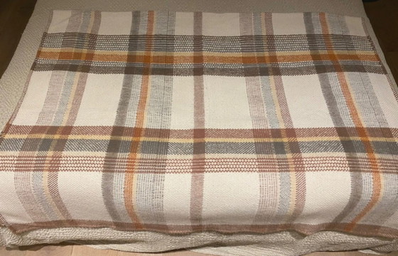 Image 1 of Large Hermes plaid in mint condition