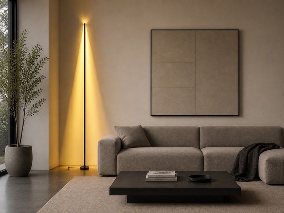 Image 1 of Gica Contra Floor Lamp 195 Black by Tommaso Cristofaro