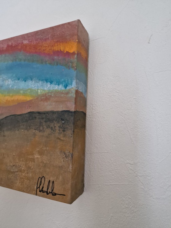 Acrylique sur toile coucher de soleil – Peintures et dessins, Canvas (photo 4 of 8)