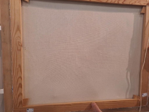 Bonsall – Signed skyline painting on canvas – 50 × 60 cm – schilderijen tekeningen, Wood (photo 2 of 5)