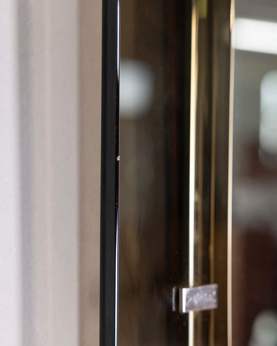 Image 1 of Miroir mural vintage des années 1970 en verre fumé, design italien