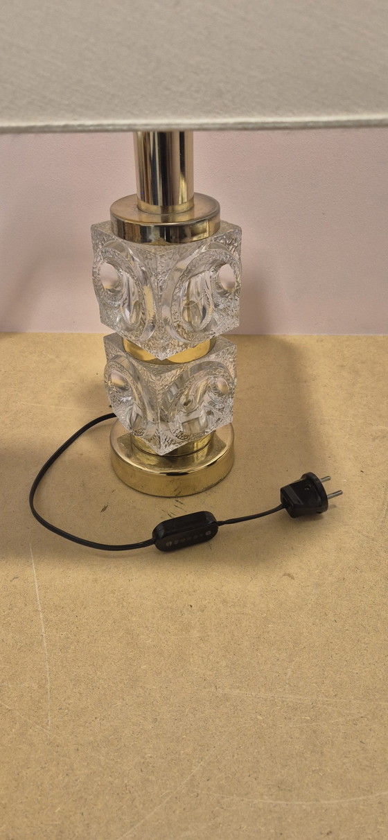 Image 1 of Lampe de table vintage, style Hollywood Regency