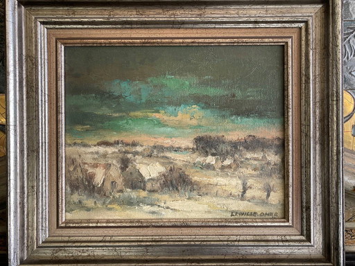 Olieverschilderij van Omer Lewille