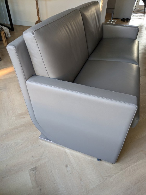 Image 1 of Leolux Timandra taupe - 2,5 zits Design bank 