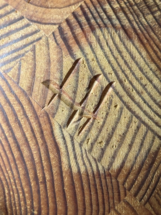 Image 1 of Stig Johnsson Smalandsslojd Jumbo Staved Pine Kaarshouder Zweden Mid Century