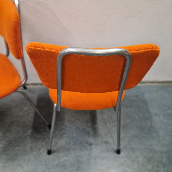 Image 1 of Juego de 3 sillas Gispen recién tapizadas.