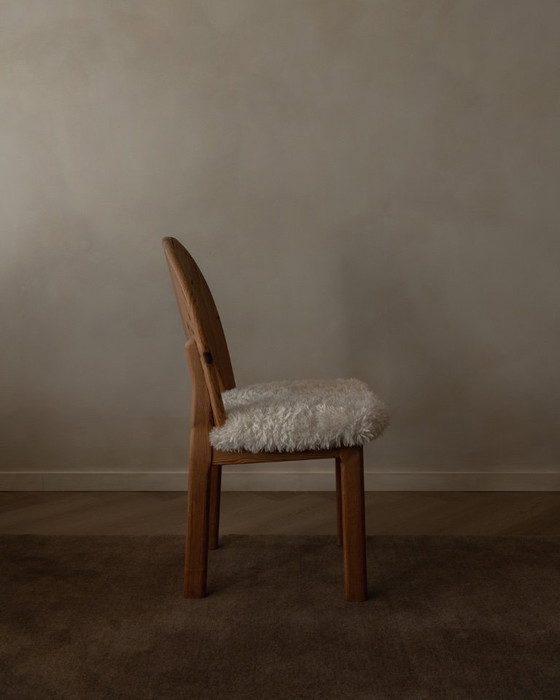 Image 1 of Vintage Danish Pine Dining Chairs (Set of 4) | Niels Koefoed Style | Rustic Scandinavian Modern | 1970s–80s