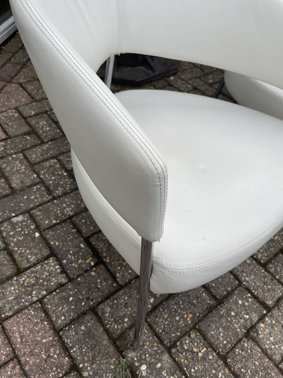 4 Gelderland eetkamerstoelen, Castelijn – Leather, Metal (photo 14 of 15)