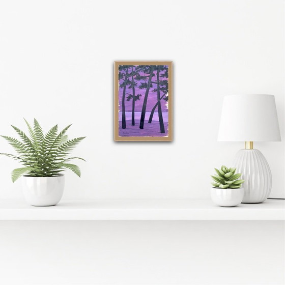 Image 1 of Gouache en Oost-Indische inkt op natuurpapier. Formaat 30x21 cm.