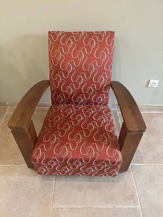 Art Deco fauteuil – Wood, Scandinavian (photo 3 of 12)