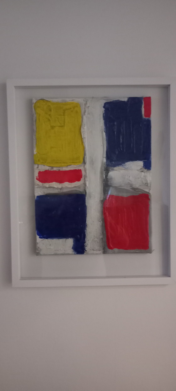 Image 1 of Dipinto di Bram Bogart, 30x40 cm, Cobra