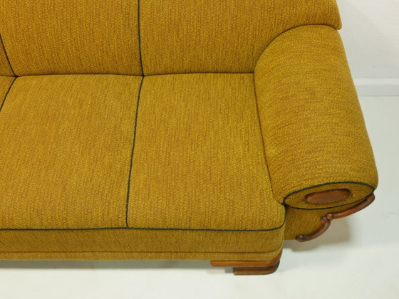 Image 1 of Vintage bank uit de jaren 50, Mid Century Modern, originele bank, Duitsland