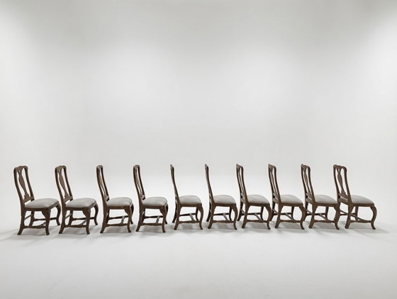 Image 1 of 10 stoelen, Zweeds design. Prijs per stoel. Bij aankoop van 4 stuks.