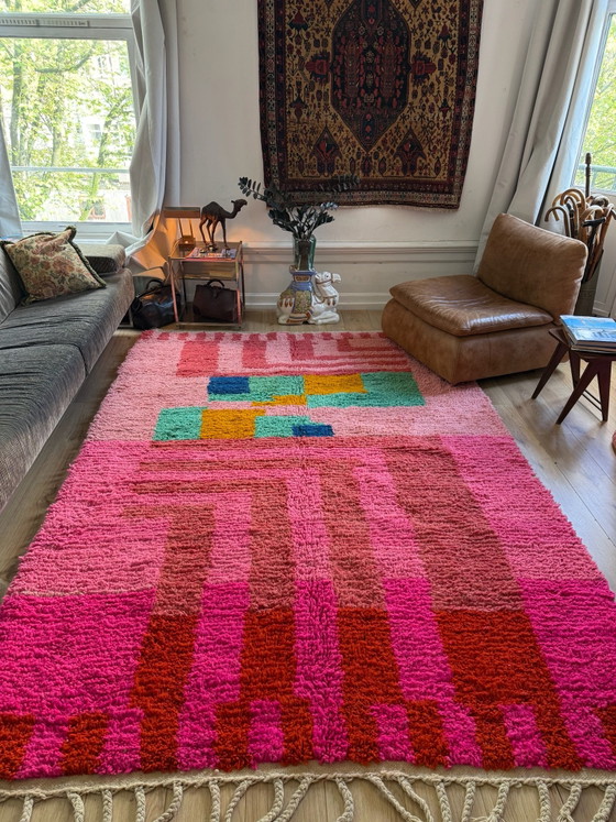 Hand-knotted Moroccan statement rug – 302 × 204 cm – Baba Boho, Rugs & carpets, Wool (photo 12 of 12)