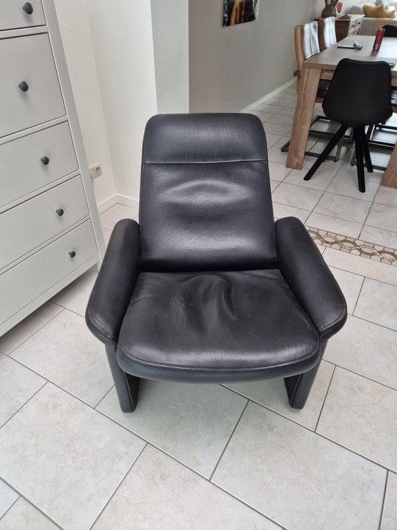 Poltrone relax in pelle nera De Sede – Leather (photo 3 of 6)