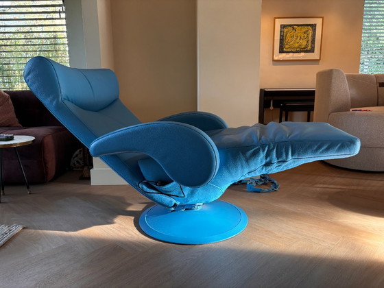 Leolux Helical poltrona relax elettrica | pelle blu | design – Poltrone relax (photo 4 of 22)