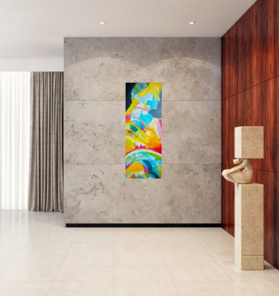 Image 1 of Acrylic painting #sophia 38x100cm