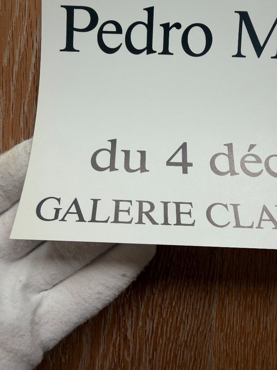 Pedro Moreno Meyerhoff (geb. 1954), Peintures et Dessins, 1992, Ausstellungsplakat, Gedruckt in Frankreich (photo 3 of 9)