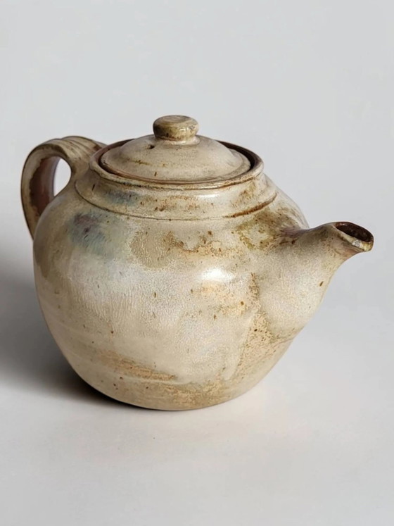 Glazed stoneware teapot – Hervé Rousseau, Atelier de Boisbelle, La Borne – Kitchen accessories, Porcelain (photo 4 of 12)