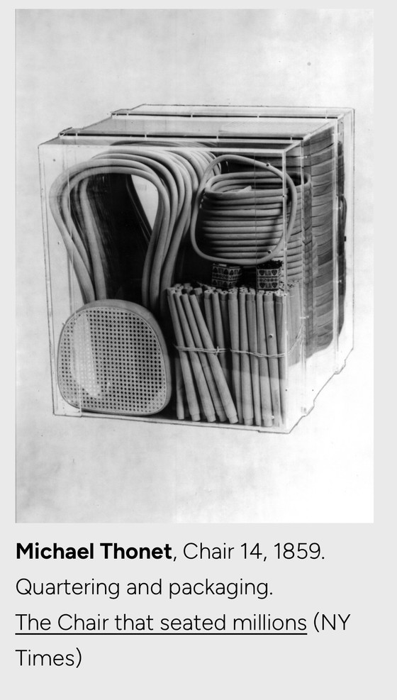 Image 1 of Silla auxiliar Thonet n.º 14, primera edición, 1859