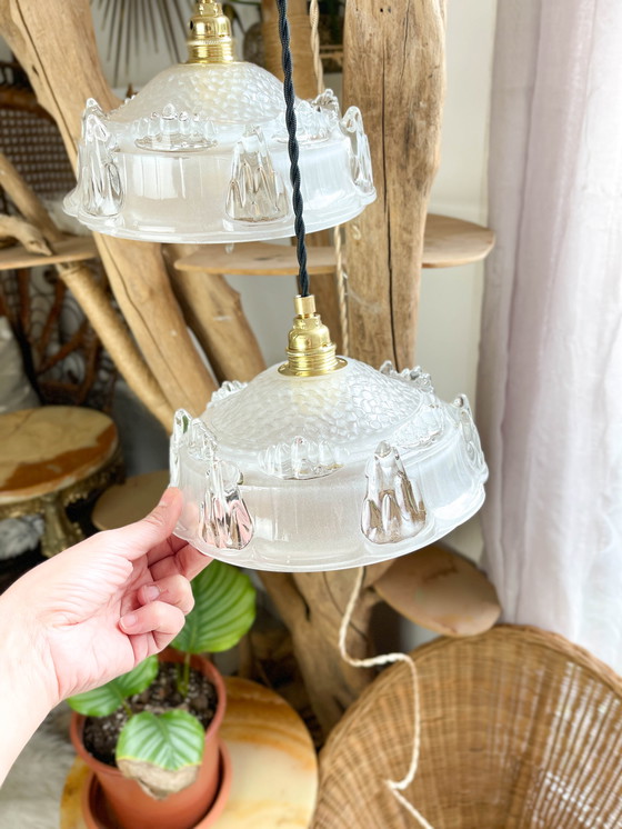 Image 1 of EZAN Vintage Glass Globe Pendant Customizable