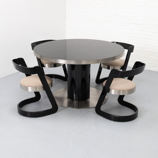 Willy Rizzo '70s dining set