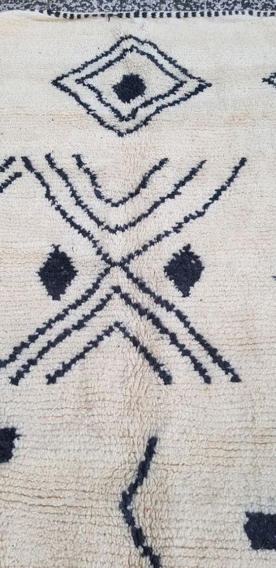 Image 1 of Handgeknoopt Berber tapijt wol 214x172cm