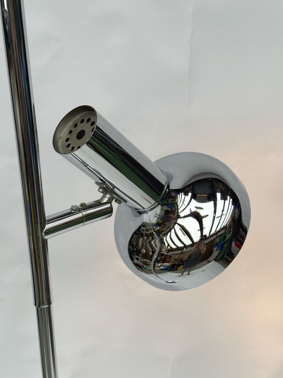 Image 1 of Vintage Cosack Leuchten Chromen vloerlamp