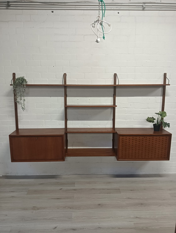 Image 1 of Mueble de pared modular Poul Cadovius, teca, Dinamarca