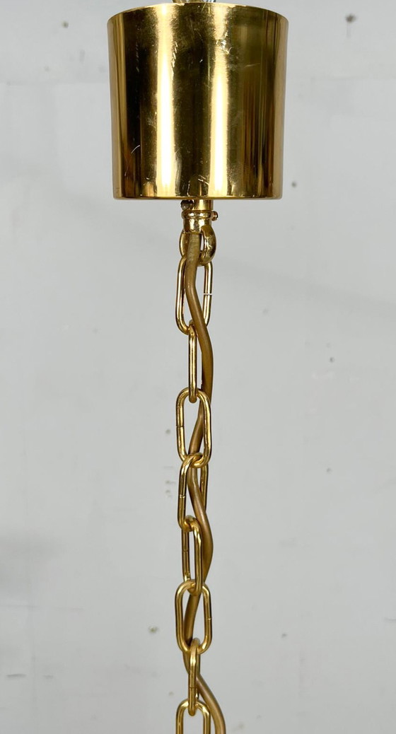 Image 1 of  Gran araña/lámpara de techo de Paolo Venini, cascada, cristal de Murano, Italia, años 70