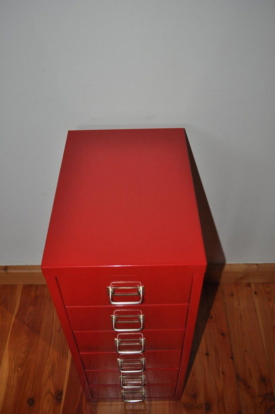 Industrial Metal Chest of Drawers, 1980s – Industrieel (photo 7 of 9)