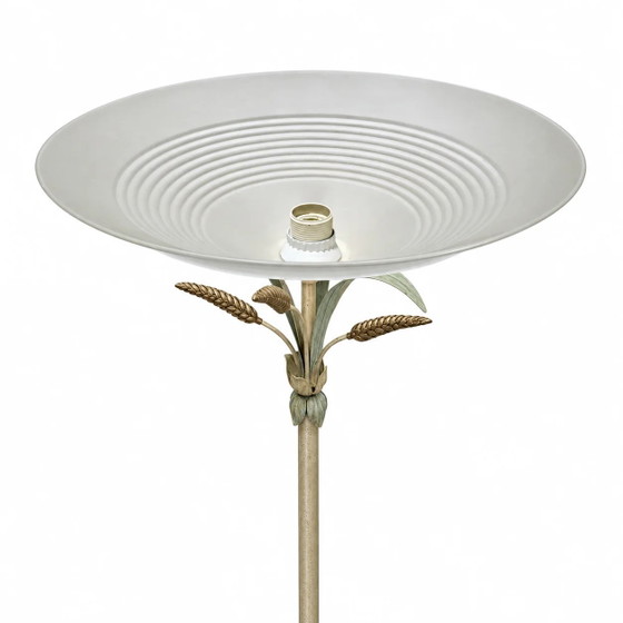 2 x lampada da terra / decorazione metallica botanica / floreale / anni '70 / – Lampade da terra, Glass (photo 10 of 10)
