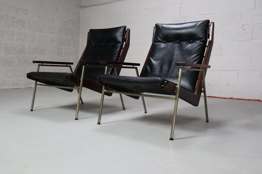 Paire de chaises longues modèle 1611 par Rob Parry pour De Ster Gelderland, 1952