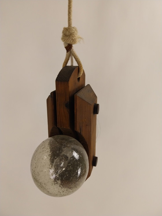 Image 1 of 1 x Temde 803 lampada a sospensione brutalista anni '70