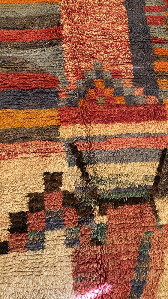 Image 1 of Rare Handwoven Berber Rug from the Atlas Mountains – Authentic Moroccan Tribal Masterpiece (298 × 200 cm)