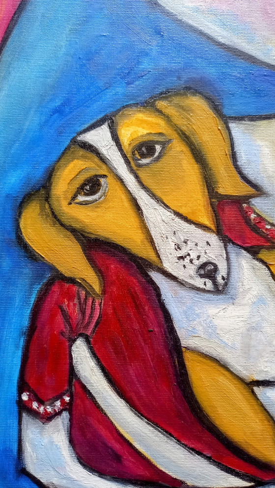 Image 1 of Tineke van Steenbergen Mujer con perro