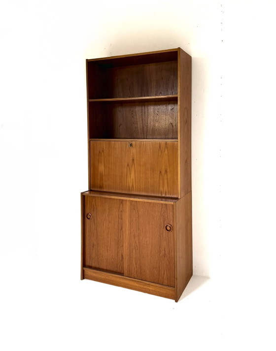 Image 1 of Bibliothèque vintage danoise en teck des années 60
