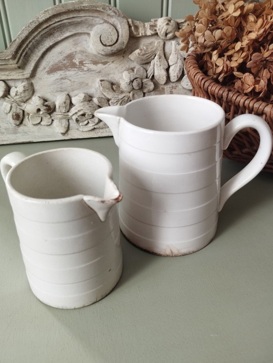 Image 1 of Paar kleine Milchkännchen von Utzschneider & Sarreguemines
