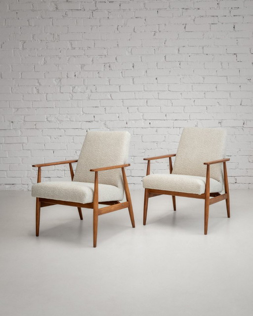 Paire de fauteuils Lisek Mid Century - restaurés 1960s Vintage Original