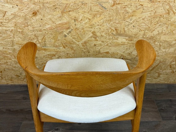 Chaise en Chêne des Années 60 70 Chaise de Salle à Manger Fauteuil d'Erik Kirkegaard Modèle 49 (photo 13 of 18)