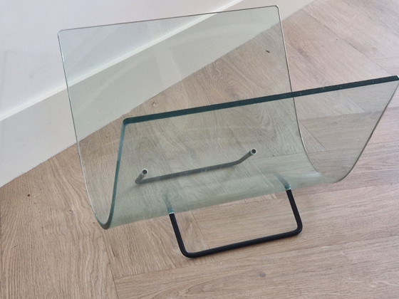 Image 1 of Fiam Glas-Zeitungs- und Zeitschriftenhalter