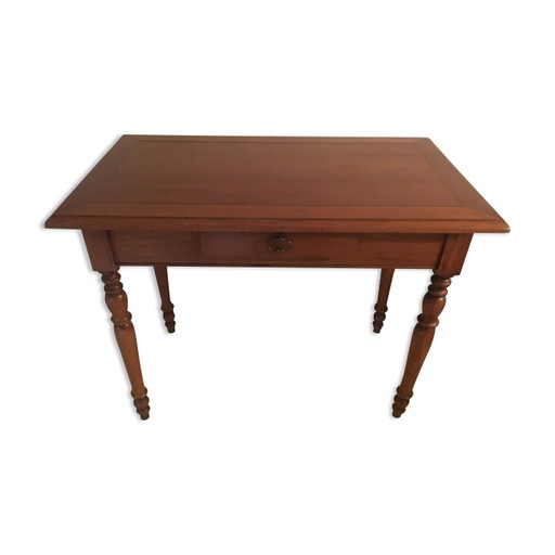 Schrijftafel met lade in kersenhout