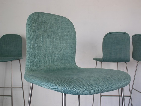 Tabouret de bar souple Cappellini Tate, ensemble de 4 pièces, design Jasper Morrison. – Tabourets de bar, rvs (photo 4 of 8)