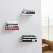 2x Umbra invisible bookshelf