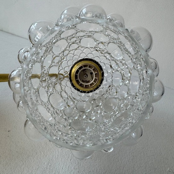 Image 1 of LOT 3 ANCIENNE APPLIQUES EN VERRE BULLE  vintage