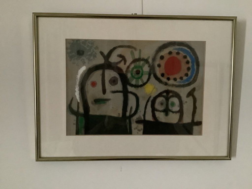 Joan Miró pochoir 1953