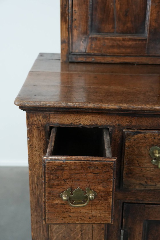 Image 1 of Buffet/armoire de cuisine/commode anglaise ancienne en chêne