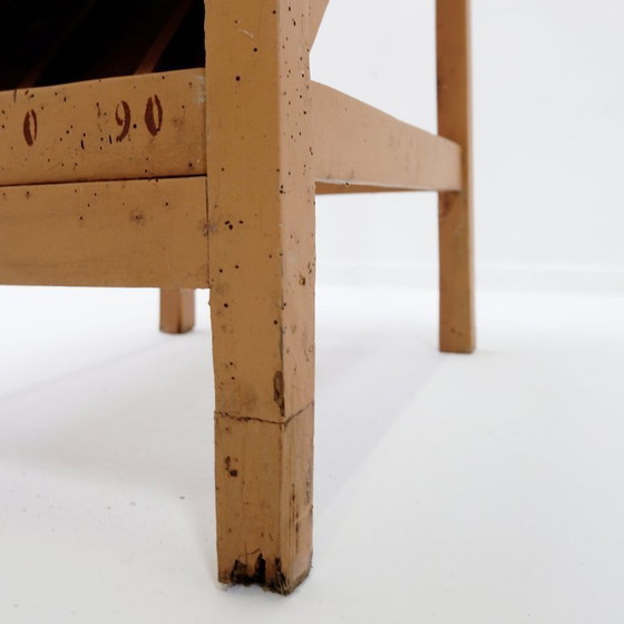 Image 1 of "The Frog Game", an old game made of wood and painted iron, early 20th century