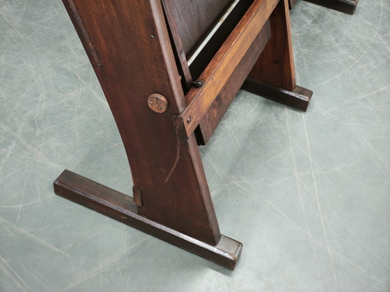 Image 1 of Panchina da cinema ceca a due posti degli anni '20 in legno di faggio, stile Art Déco.