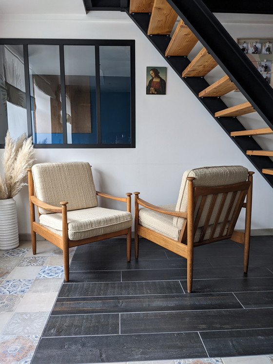 Image 1 of Scandinavische design vintage woonkamer